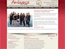 Tablet Screenshot of ambiancerockport.com